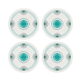 Birds Of A Feather Vegan Leather Round Coasters