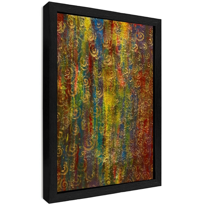 Art mural encadré minimaliste avec cadre en bois massif, impression sur fond coloré pour le salon, la chambre à coucher, le bureau à domicile, prêt à être accroché