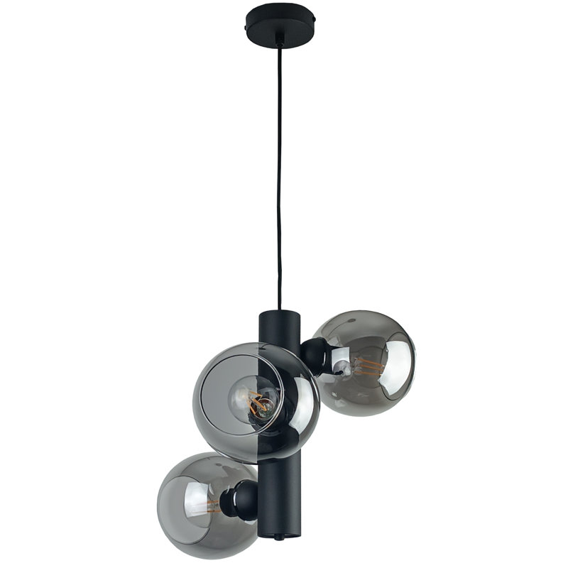Anttwan 3 - Light Chandelier, Black