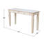 Console en bois massif Lowell-48213143