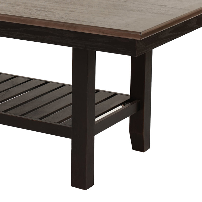 Eileithyia 63.6'' L Rectangular Dining Table with Storage