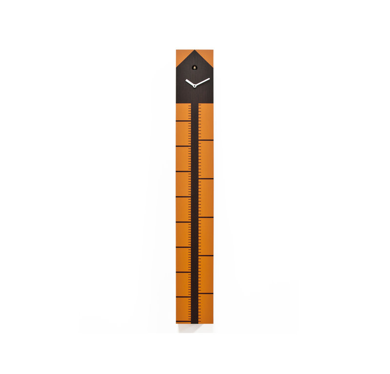 Étienne Wood Wall Clock, Tan
