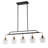 5-Light Glass Shade Classic Dimmable Kitchen Island Chandelier