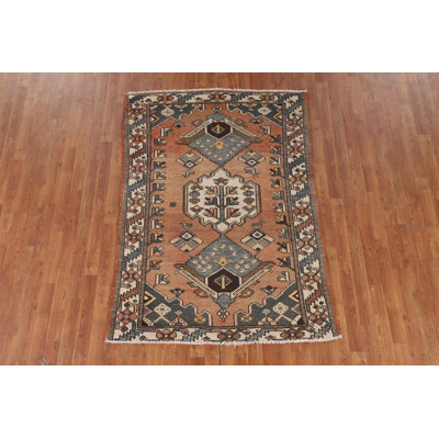 Tapis vintage en laine 4 x 6