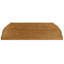 Console rétro en bois courbé, 109 cm (43 po) pour entrée de salon, brune, 3 tiroirs, pieds solides, étagère ouverte, style roman, préassemblée, grand espace de rangement, installation facile de 109 cm (43 po) derrière un canapé.