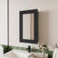 Armoire de salle de bain murale avec miroir et rangement spacieux, design épuré pour les maisons modernes