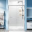 56-60" W X 72 "H Semi-Frameless Double Sliding Shower Door with 1/4" Clear Tempered Glass with Explosion-Proof Film, Aluminum Frame, Chrome-126173205-112950249