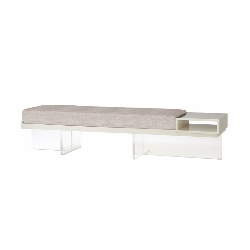 Banc de rangement Margot, Vault brouillard (tissu performance) 1172-93