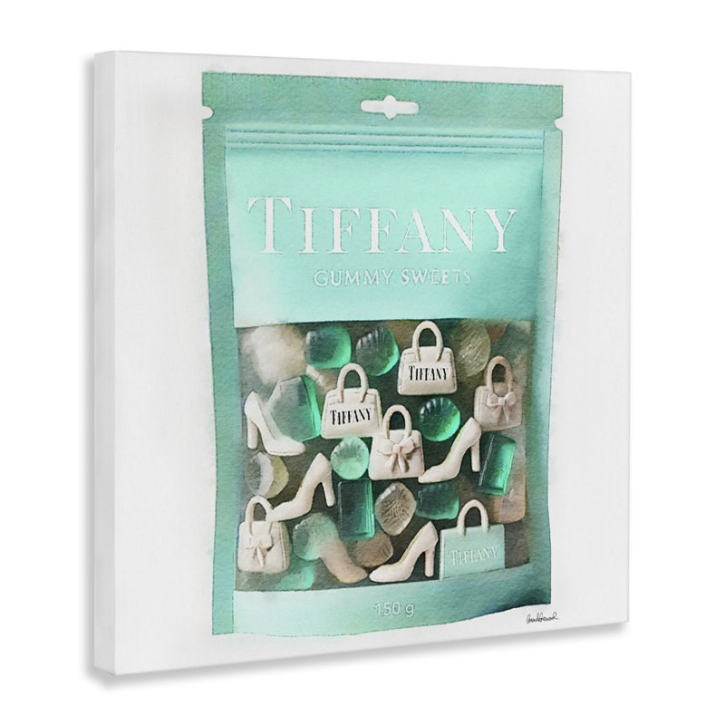  Art mural sur toile Chic Fashion Sweets par Amanda Greenwood, H 17 po x l 17 po