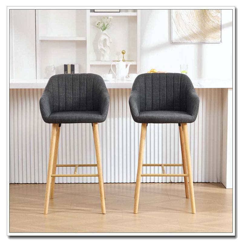 Ensemble de tabourets de bar modernes, Black
