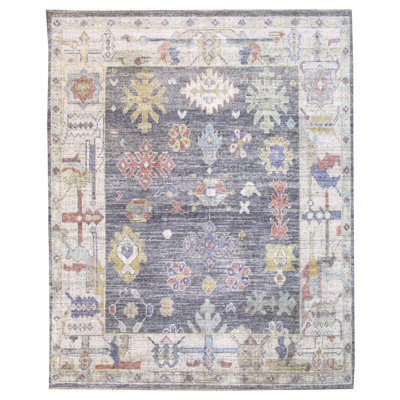 One-of-a-Kind 8'2" X 10'1" New Age Area Rug in Grey