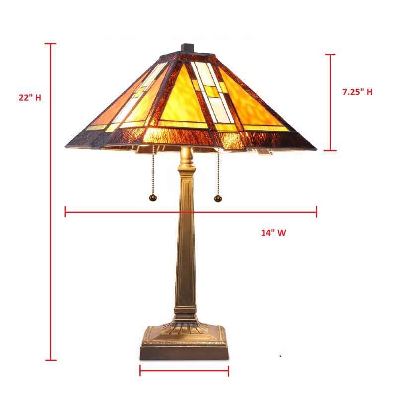 Lampe de table métallique 23 po Metcalfe