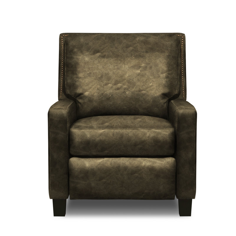 Fauteuil inclinable manuel en cuir véritable 32 po Rebecca, Améthyste (cartier), Oui, Espresso