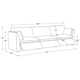 Greylan 114" 3 - Piece Modular Power Reclining Sofa