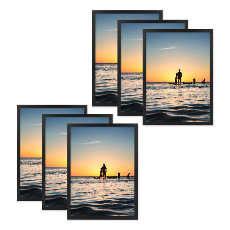Cadre photo Gallery - ensemble de 6, 16,5 po x 23,4 po