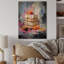 Dessert alimentaire Popart Ix sur bois-507312214