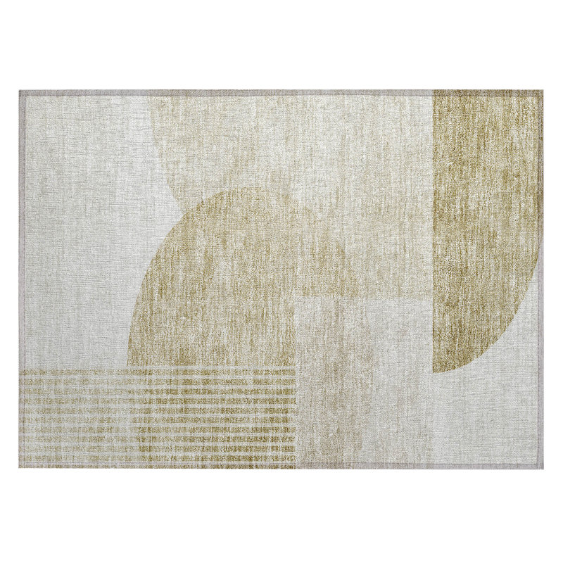 Tapis intérieur / extérieur Ayush, Rectangle 1 pi 8 po x 2 pi 6 po