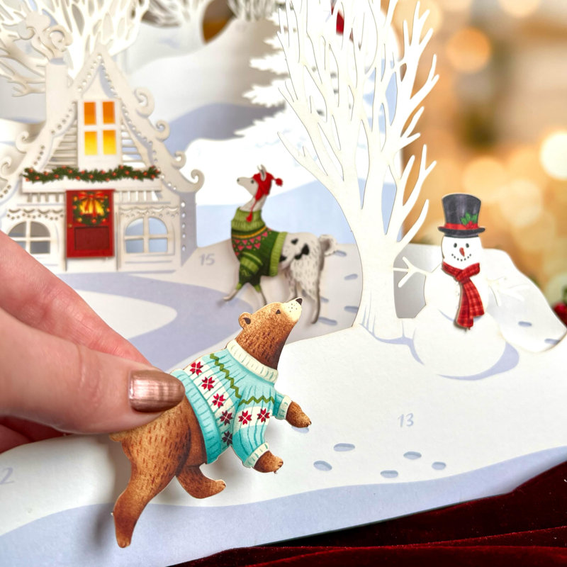3D Popup Christmas Tree Greeting Card
