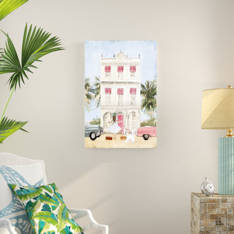 Beverly Hills Hotel - impression, H 36 po x l 24 po