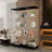 Extra Large 4-shelf Glass Display Cabinet In Black For Home Use, Accommodates Action Figures, Wine, Whisky, 5mm Tempered Glass, Solid Wood Frame, Metal Handle Bedroom, Fits Cabinet, Rivet