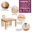 4 - Person Extendable Solid Oak Dining Set-89968728