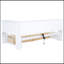 Lit de jour simple avec deux tiroirs de rangement, armoires de rangement et ports USB, blanc