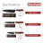 EverCook 6Pc Kitchen Knife Set w/ Blade Sheaths, 1.5/2 mm Black Stainless Steel