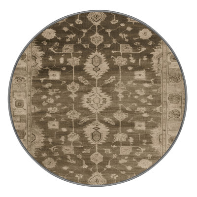 Machine Washable Overdyed Gray Area Rug