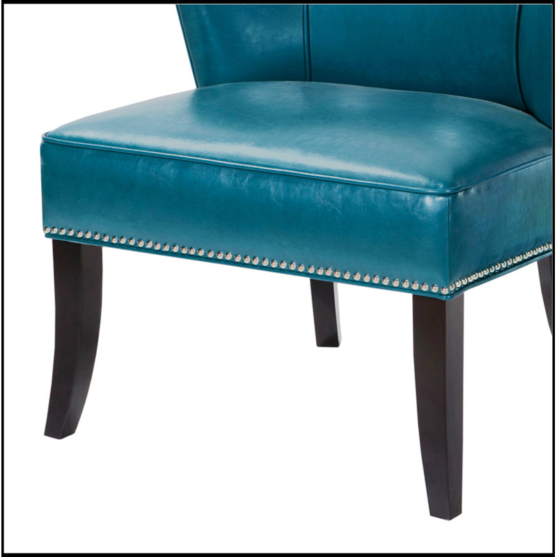Fauteuil d'appoint sans accoudoirs, Bleu