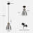 Gilbahar 1-Light Single Modern Nickel Kitchen Lighting Pendant