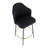 Tenessa Swivel Upholstered Counter Stool with Metal Frame-90178083-90178086