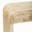 Table d'entrée moderne en placage de bois de ronce avec construction robuste-519799405