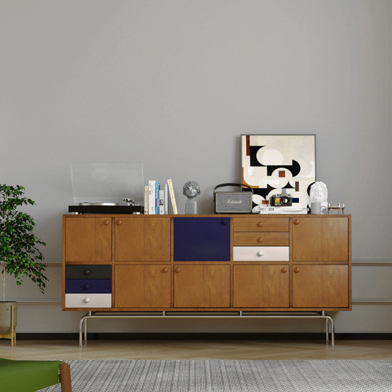 Buffet de meubles de style rétro