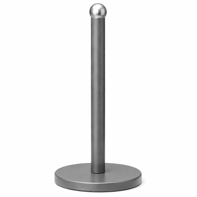 Stainless Steel Paper Towel Holder, Matt Grey