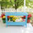 Outdoor 48'' Patio HDPE Adirondack 2-Tier Shelf Console Table, Rectangular Table Side Table, All-Weather Resistance-1156715850