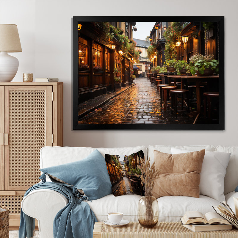 Irlande, Traditions irlandaises II - Irlande, impressions sur toile, H 30 po x l 40 po x P 1,5 po, Cadre simple noir