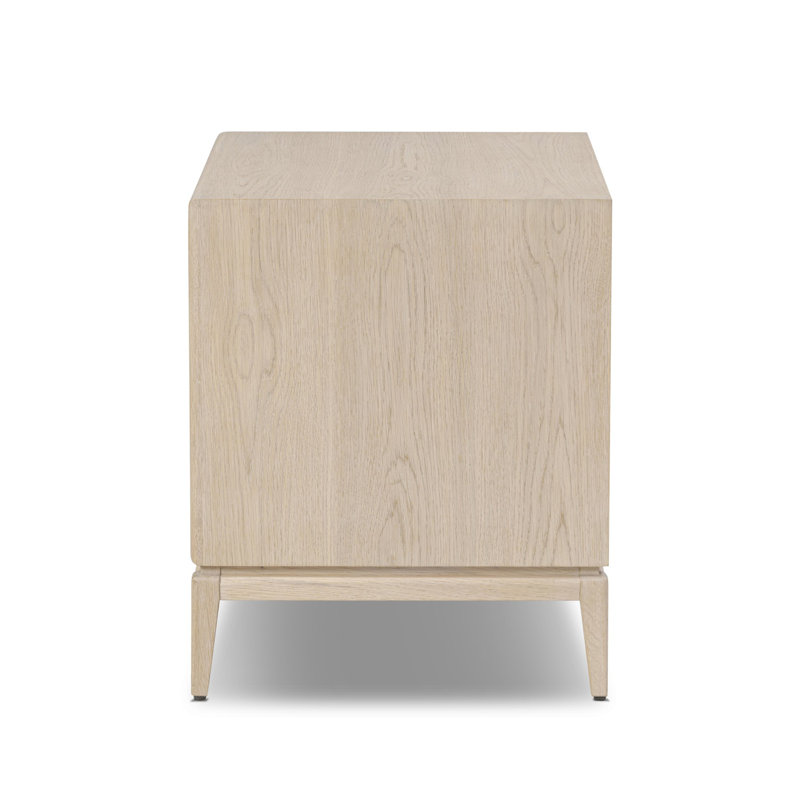 Rosenell Closed Nightstand, White