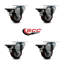 Roulettes en poly avec roulettes pivotantes-88883916