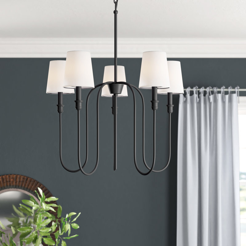 Sanibel 5-Light Chandelier, Fer vieilli