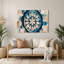 Art mural gris en métal Coastal Sand-248165697