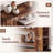 70.9" Farmhouse Console Table with 2 Storage Shelves, Narrow Sofa Table Behind Couch and Entryway Table for Living Room, Hallway-1841263448