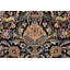 Tapis oriental noué à la main 6 pi 4 po x 9 pi 5 po Fine Kashmar