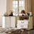 Elegent Nightstand With Built-In Outlet-1136967635