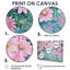 «Spring Pink Daisy Symphony II - Daisies», reproduction sur toile-543645474-543645496-543645503