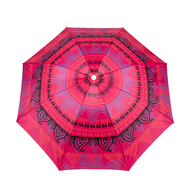 1.9m Traditional Parasol, Red