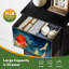 Commode de rangement verticale 4 tiroirs avec grues montantes Sun Dramatic Ocean Waves