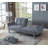 Hemphill 75.5'' Velvet Square Arm Sofa Bed-148759336