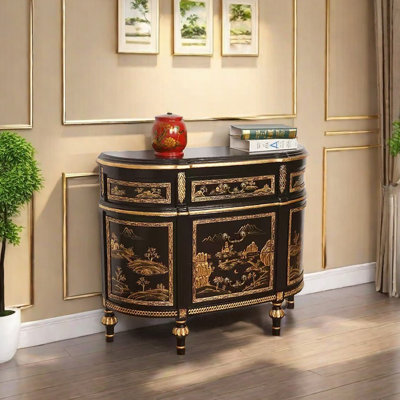Buffet semi-circulaire fabriqué à la main