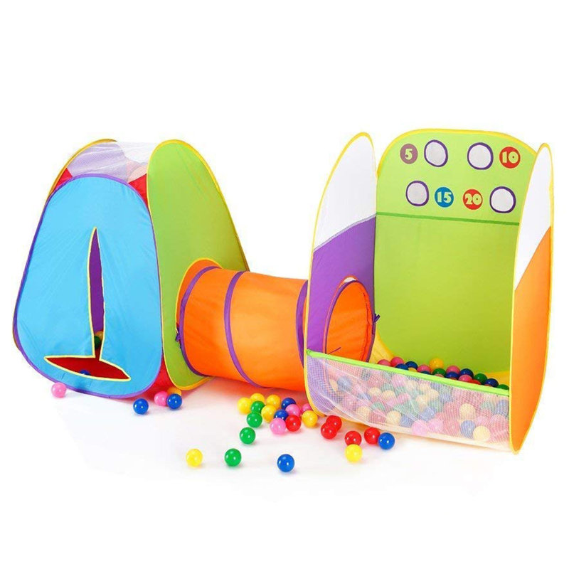 Alvantor 38'' W x 27'' D Indoor / Outdoor Polyester Triangular Play Tent