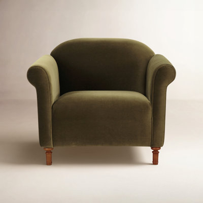 Marirose Accent Chair Faux Mohair